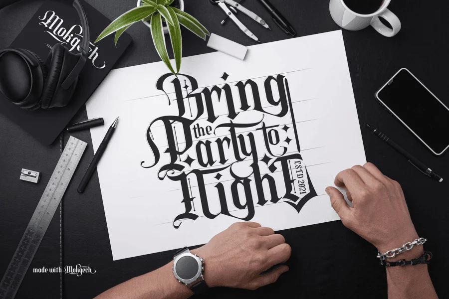 Mokgech Font Family preview 5