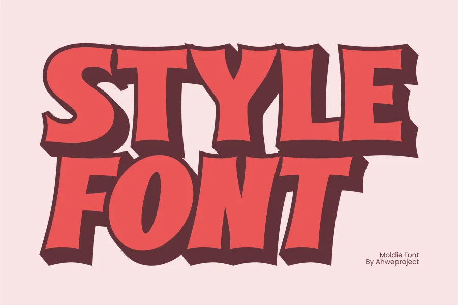 Moldie Demo Font preview 3