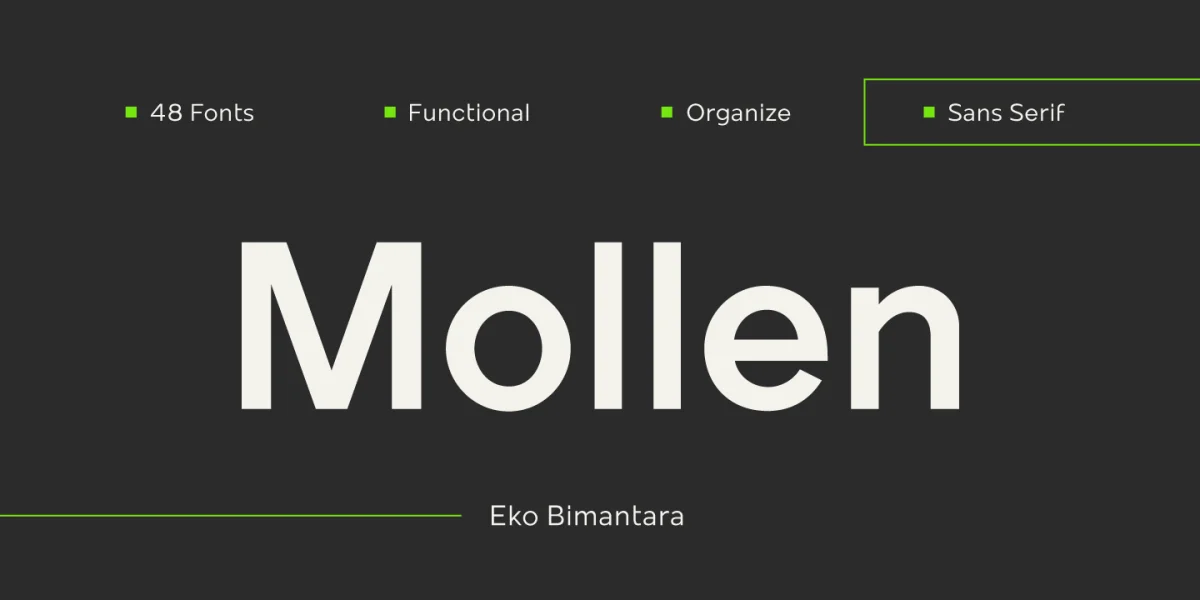 Mollen Personal Use Font Family