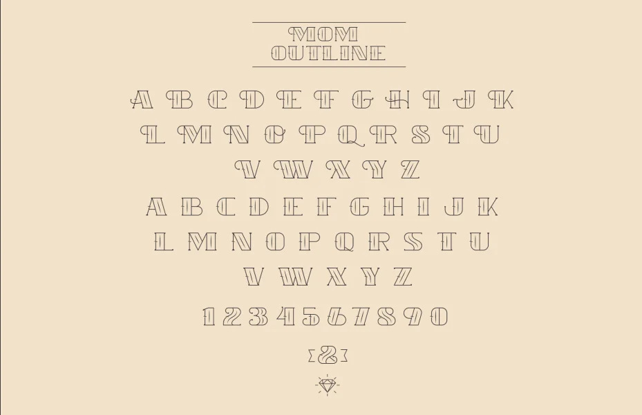 Mom Font Family preview 3