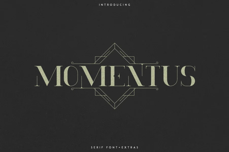 Momentus Font