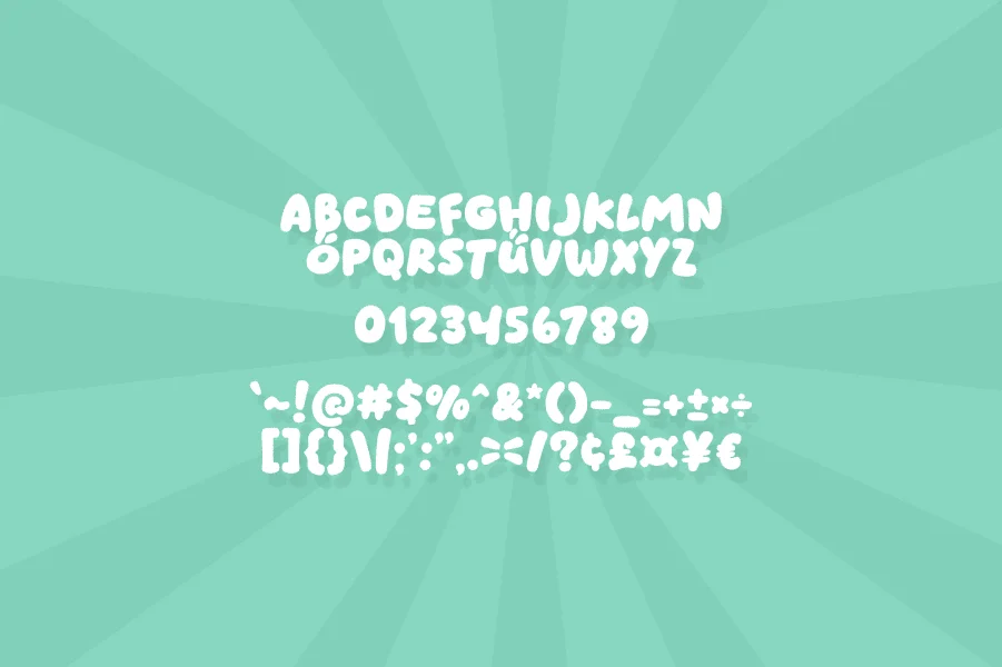Momentz Font preview 4