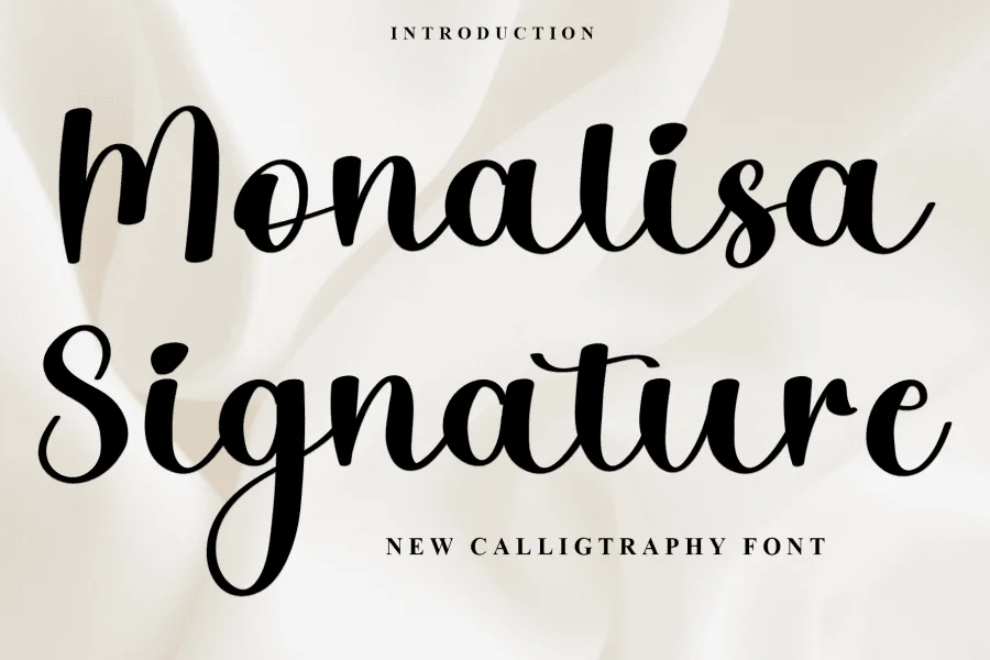 Monalisa Signature Font