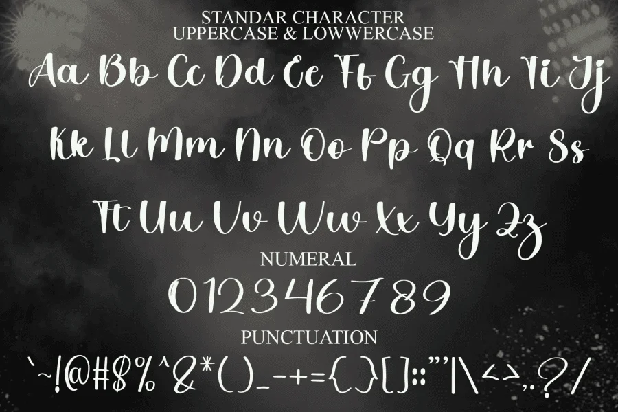 Monalisa Signature Font preview 5