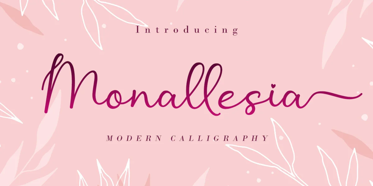 Monallesia Script Font