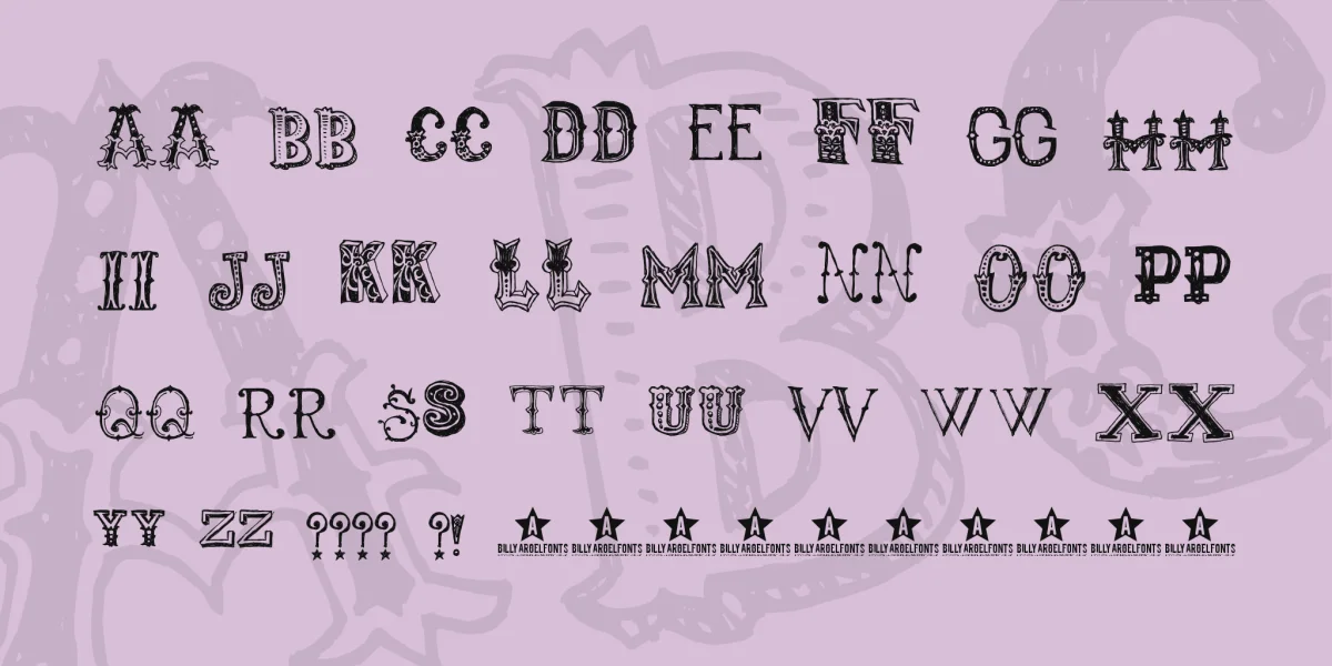 monbijoux Font preview 3