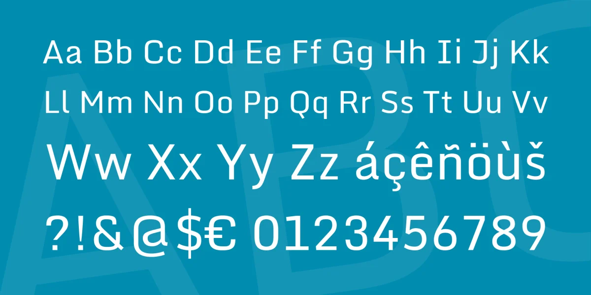 Monda Font Family preview 3