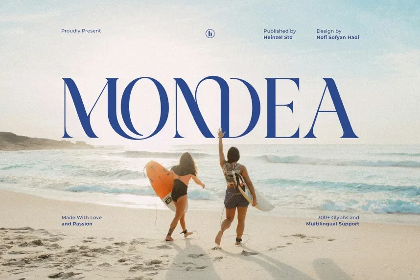 Mondea Font preview 2