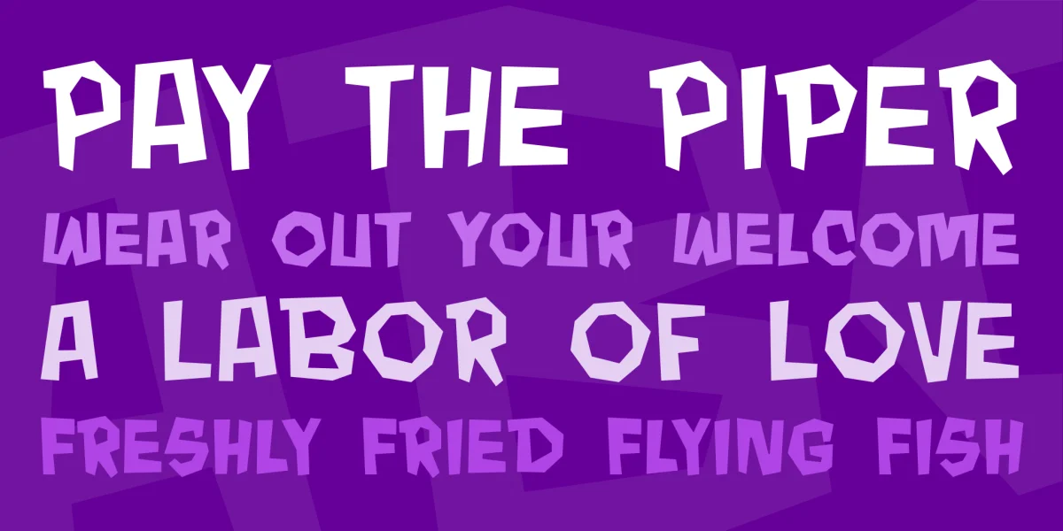 Mondo Beyondo BB Font Family preview 2