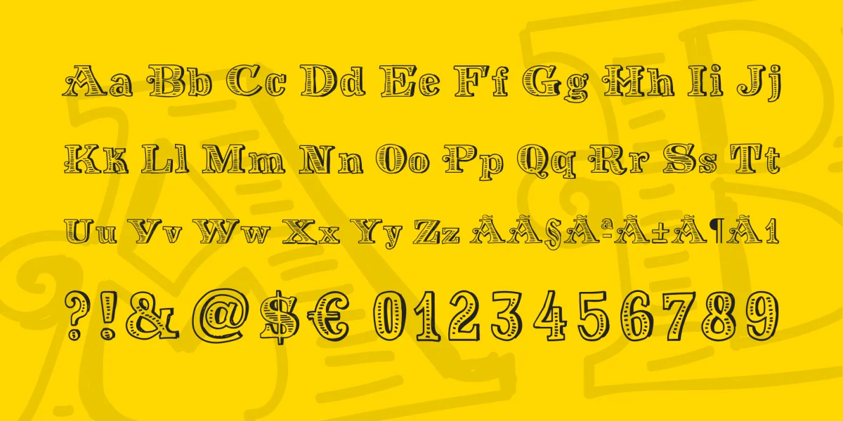 Money Money Font preview 3