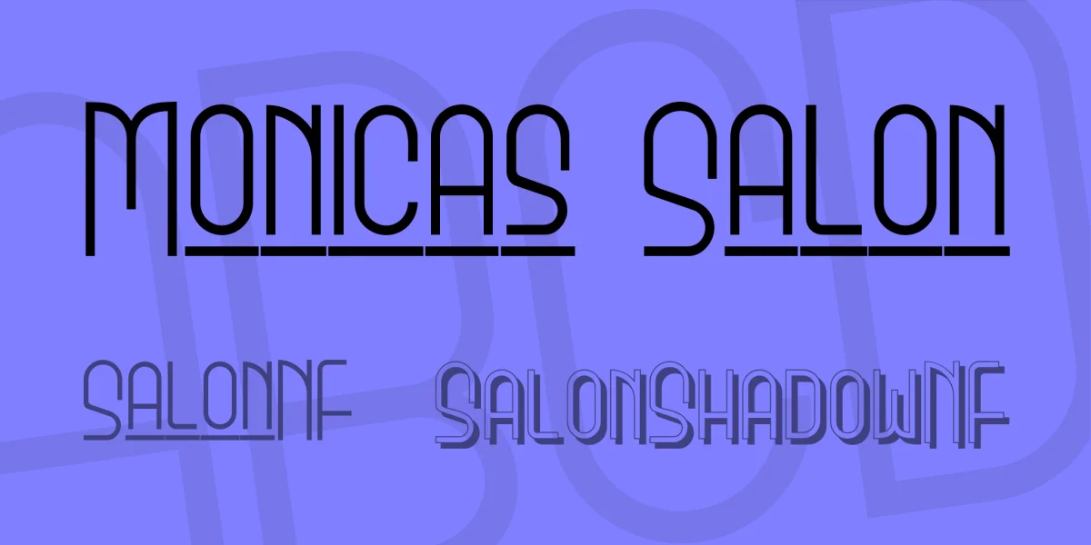 Monicas Salon Font Family