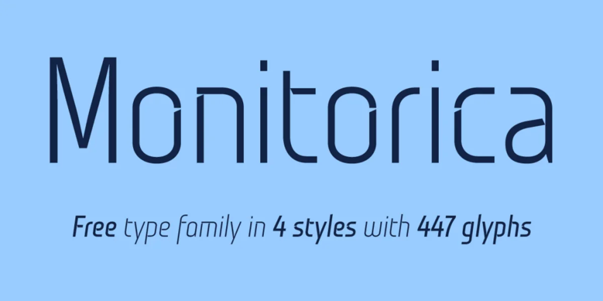 Monitorica Font Family