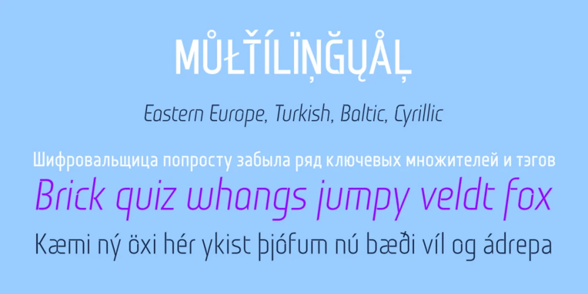 Monitorica Font Family preview 2