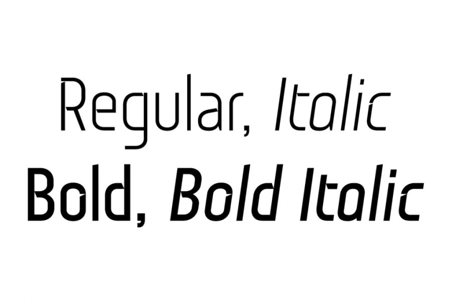 Monitorica Font Family preview 3
