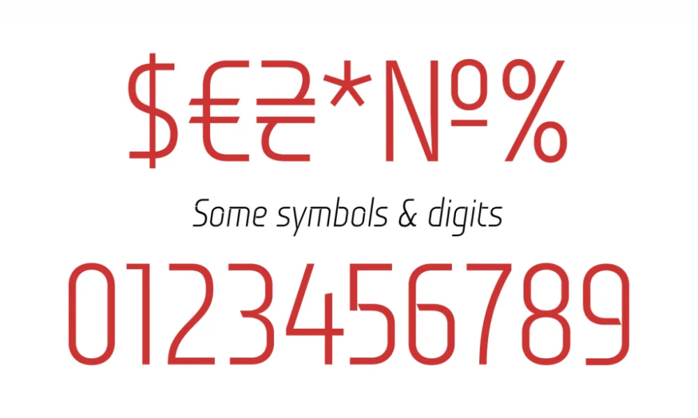 Monitorica Font Family preview 5