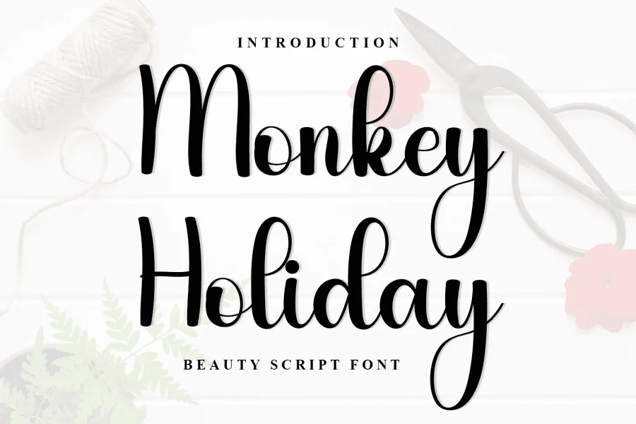 Monkey Holiday Font