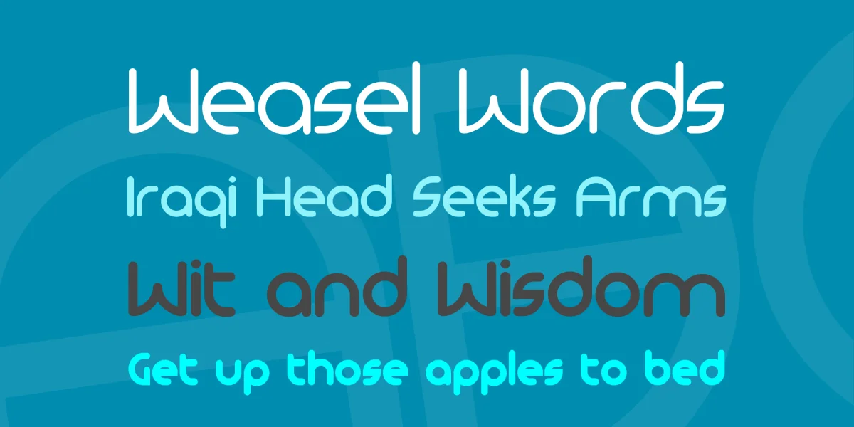 Monoglyceride Font Family preview 2
