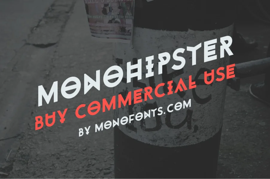 Monohypster Font preview 7