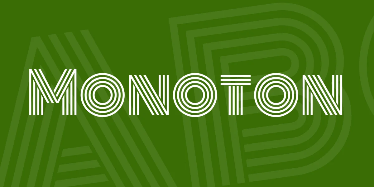 Monoton Font