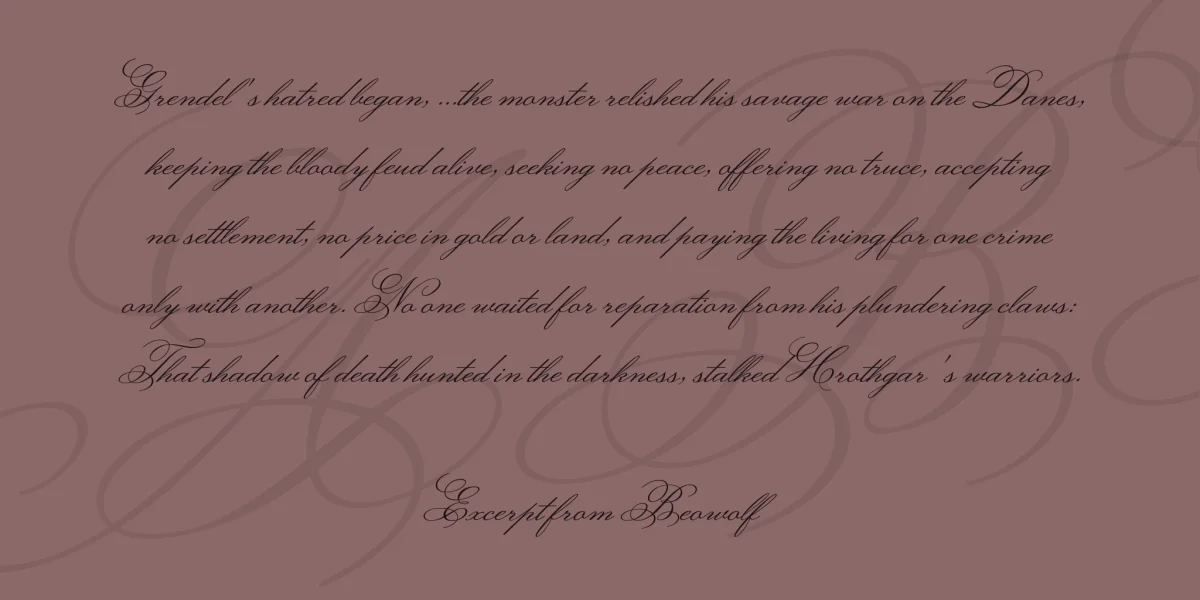 Monsieur La Doulaise Font preview 3