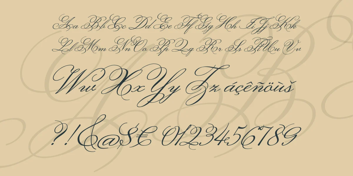 Monsieur La Doulaise Font preview 4