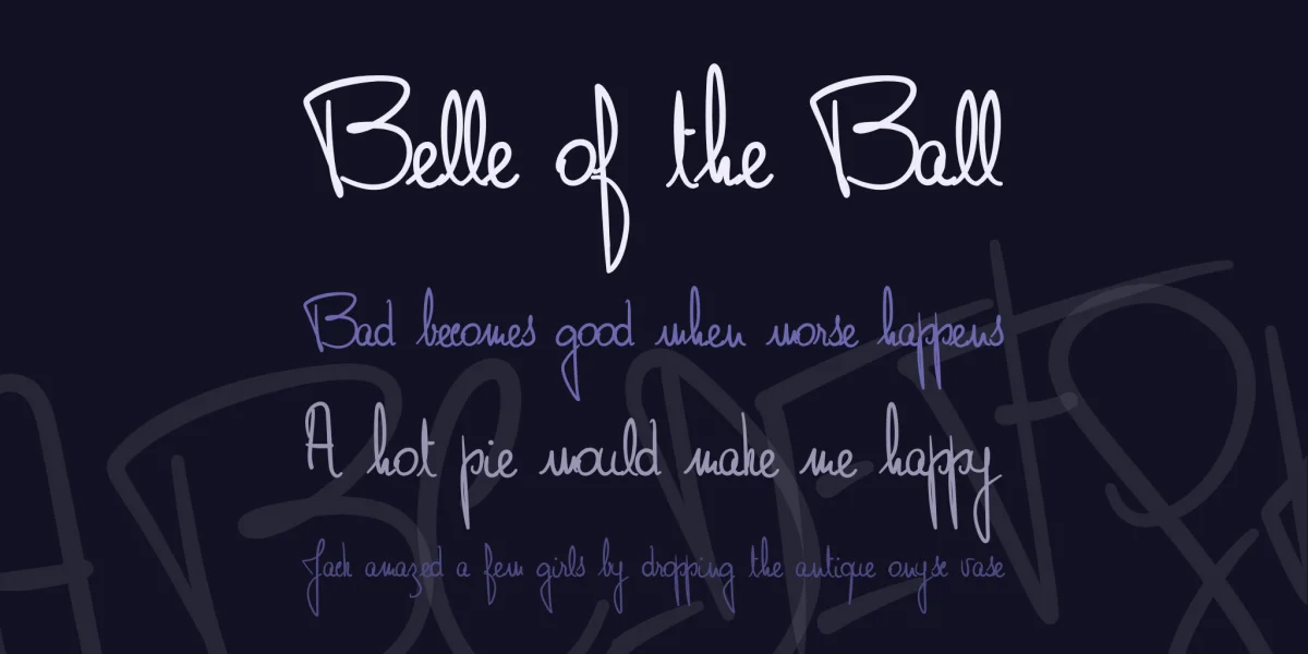 Monsieur Pomme Font preview 2