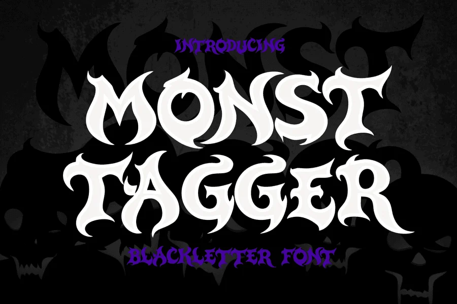 Monst Tagger Font