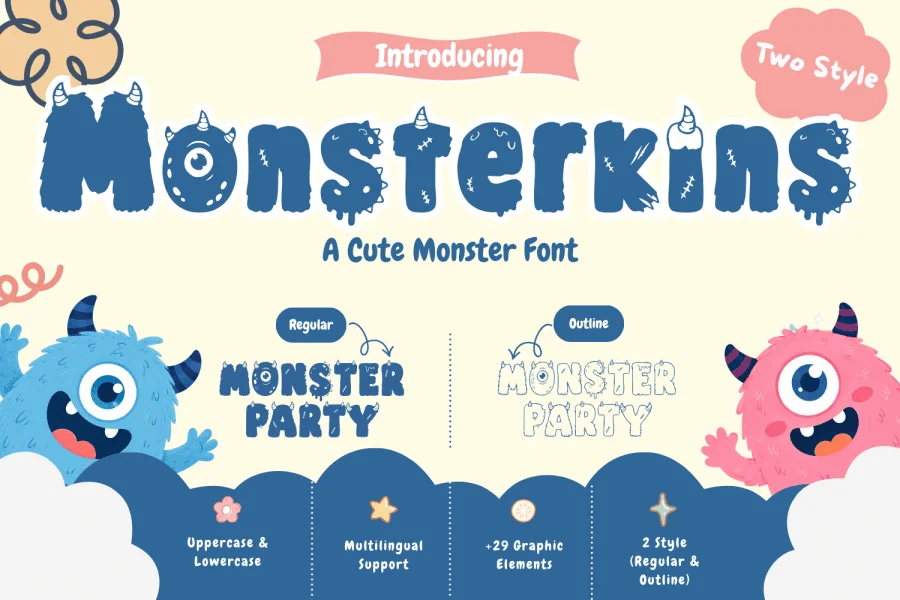 Monsterkins Font