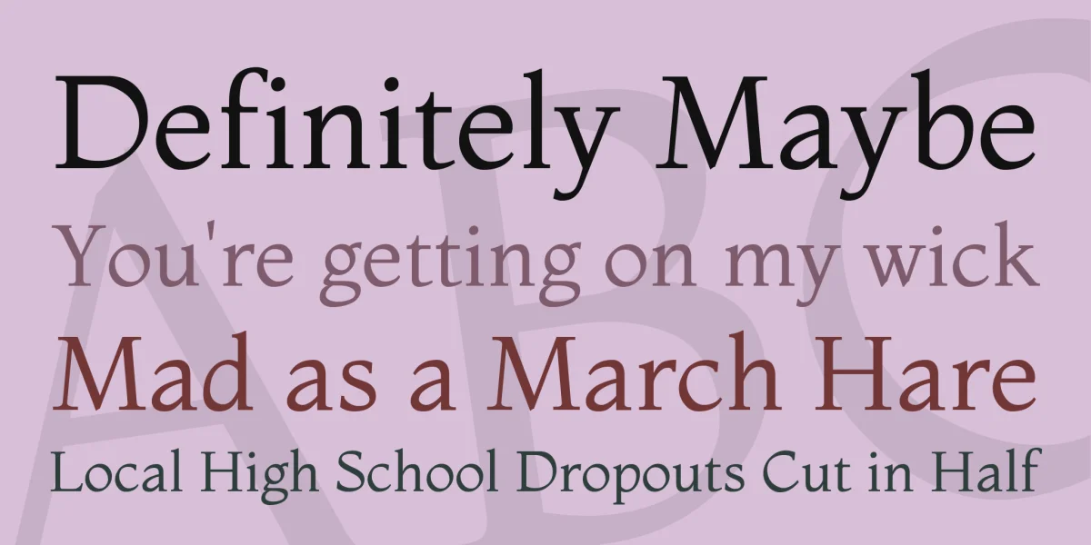 Montaga Font preview 2