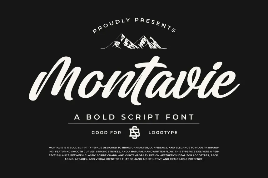 Montavie Font preview 2