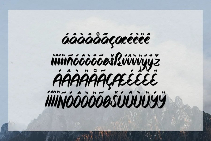 Montego Bay Font preview 3