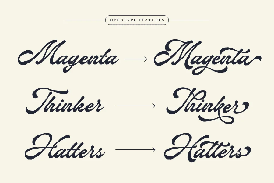 Montella Cracken Font preview 9