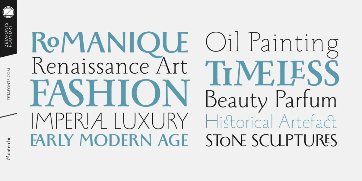 Monterchi Font Family preview 2