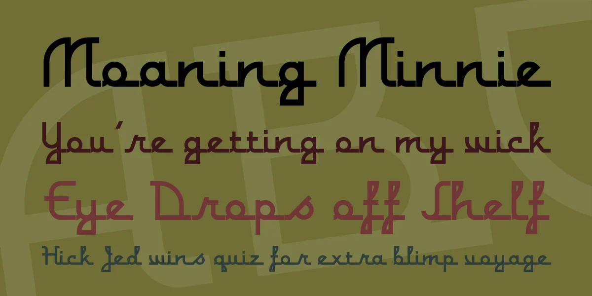 Monterey Popsicle NF Font preview 2