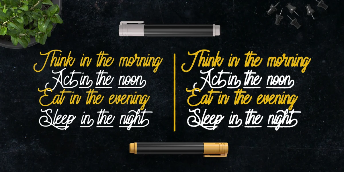 Moonchrome Rough Font preview 5