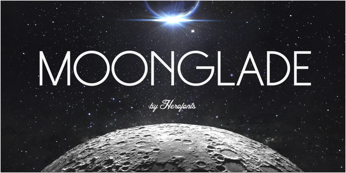 Moonglade DEMO Font Family preview 2