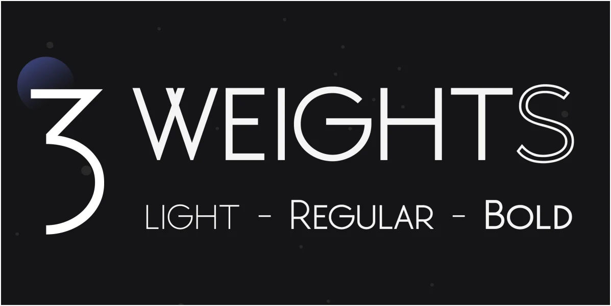 Moonglade DEMO Font Family preview 3