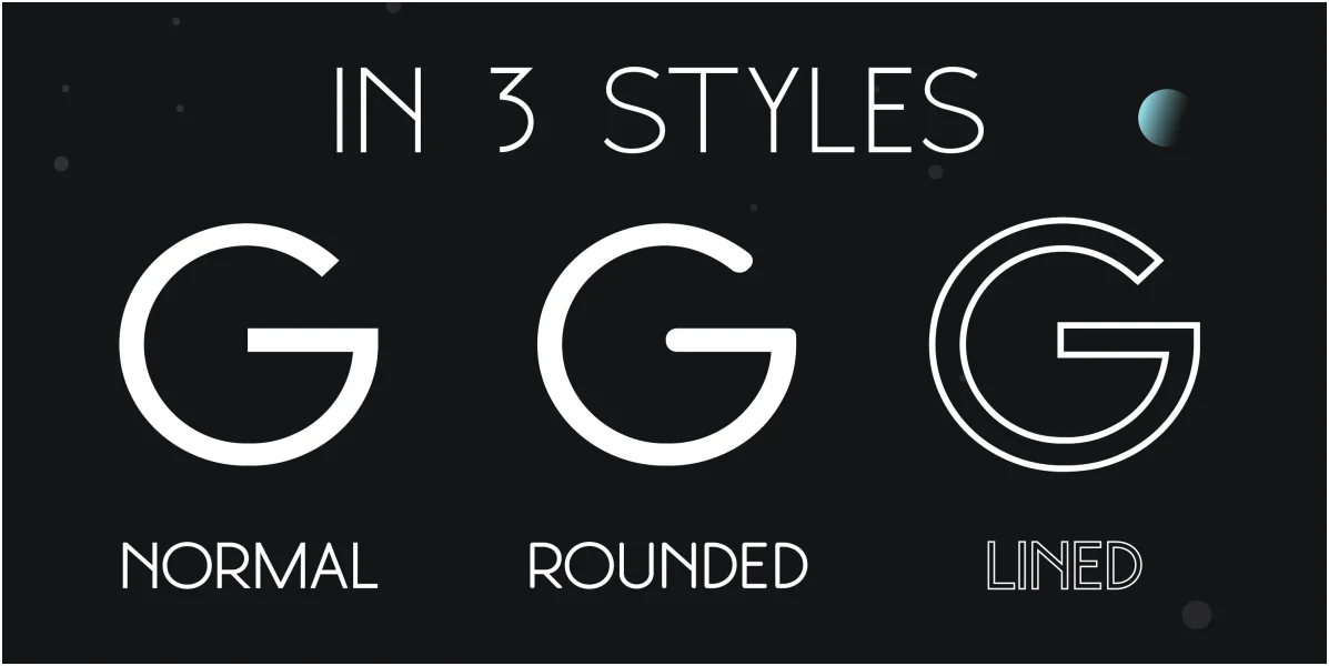 Moonglade DEMO Font Family preview 4