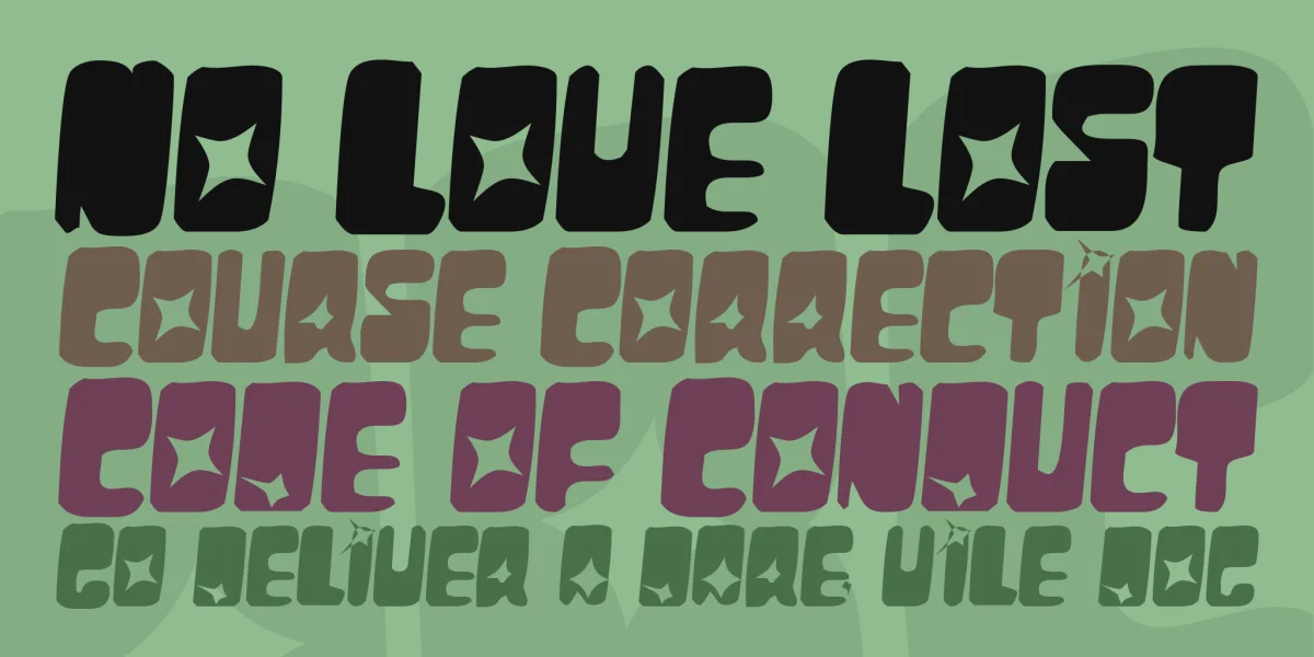 MoonPie Cadet Font preview 2