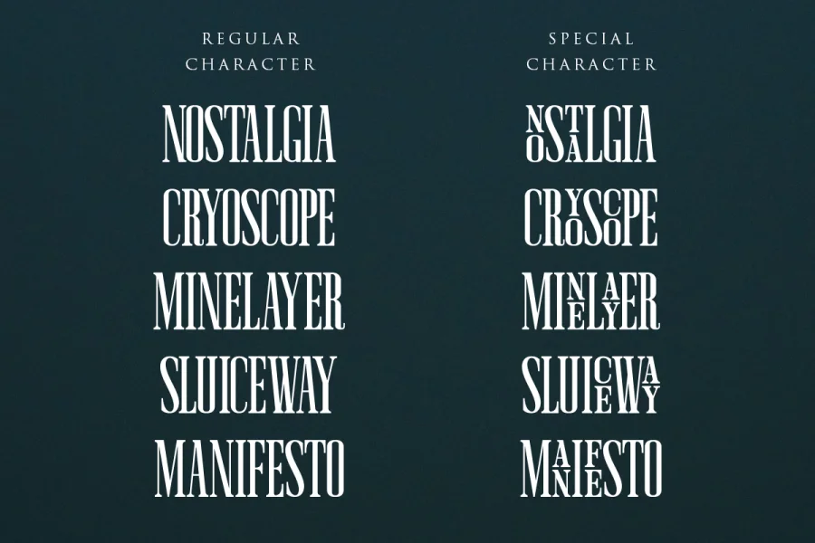Moonscape Demo Font preview 3
