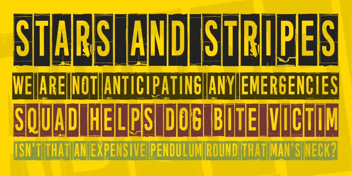 More news from Font Family preview 2