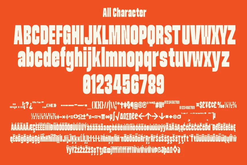 Morem Font preview 5
