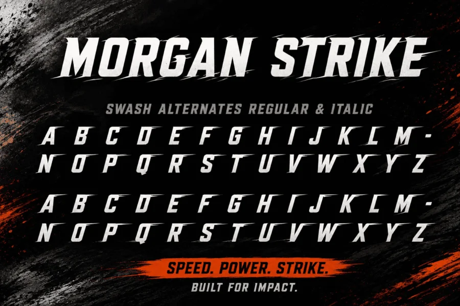 Morgan Strike Demo Font Family preview 8