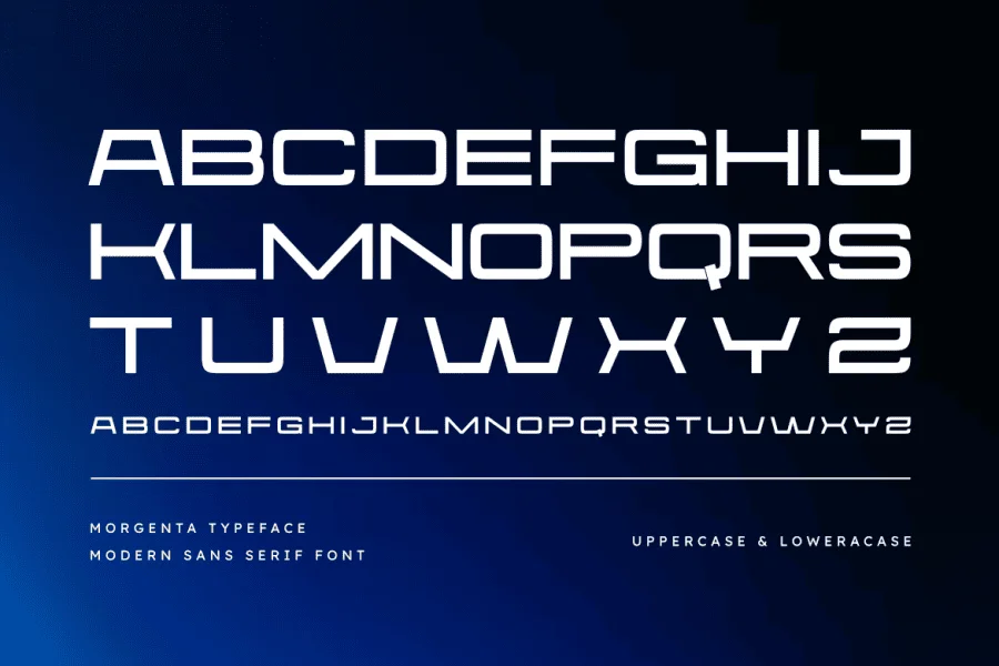 Morgenta Font preview 2