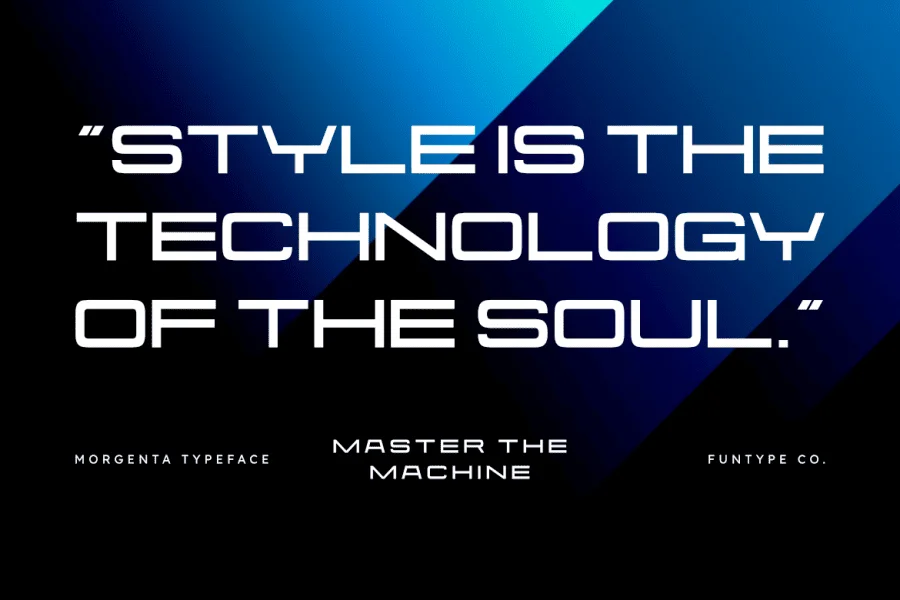 Morgenta Font preview 4