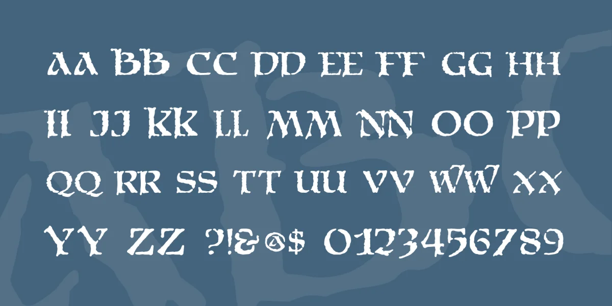 Moria Citadel Font preview 4