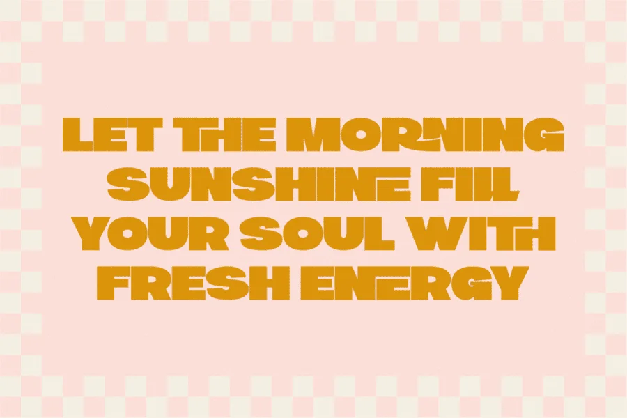 Morning Sunshine Font preview 5