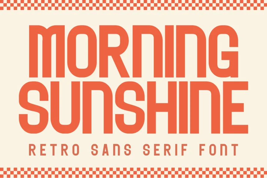 Morning Sunshine Sans Serif Font