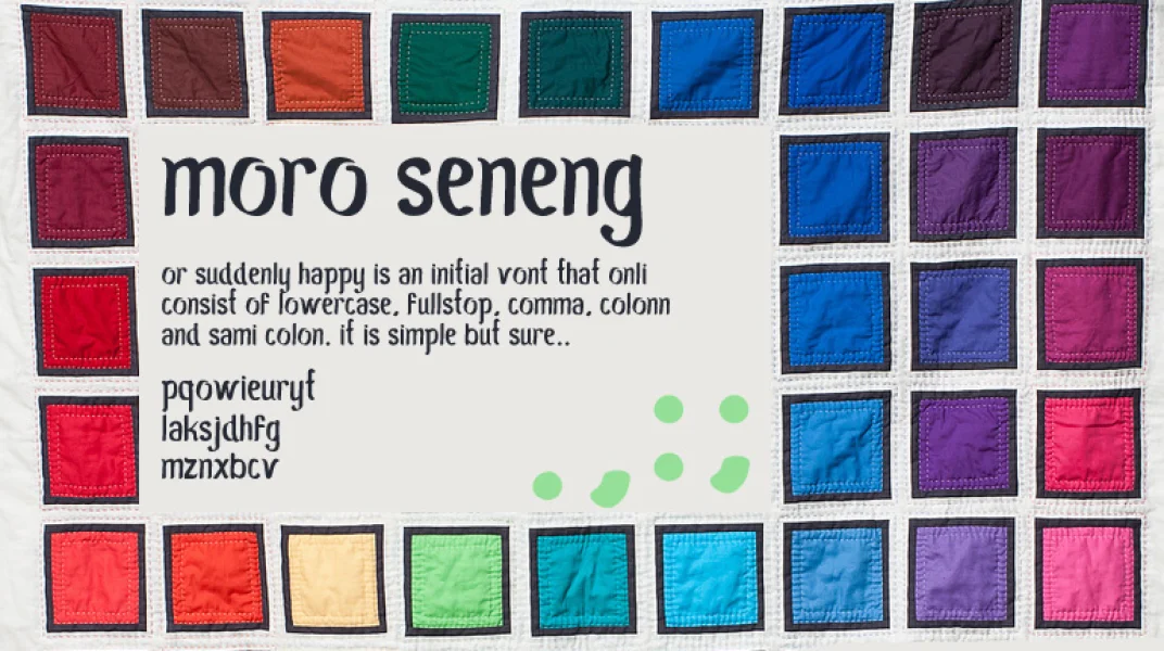 Moro Seneng Font