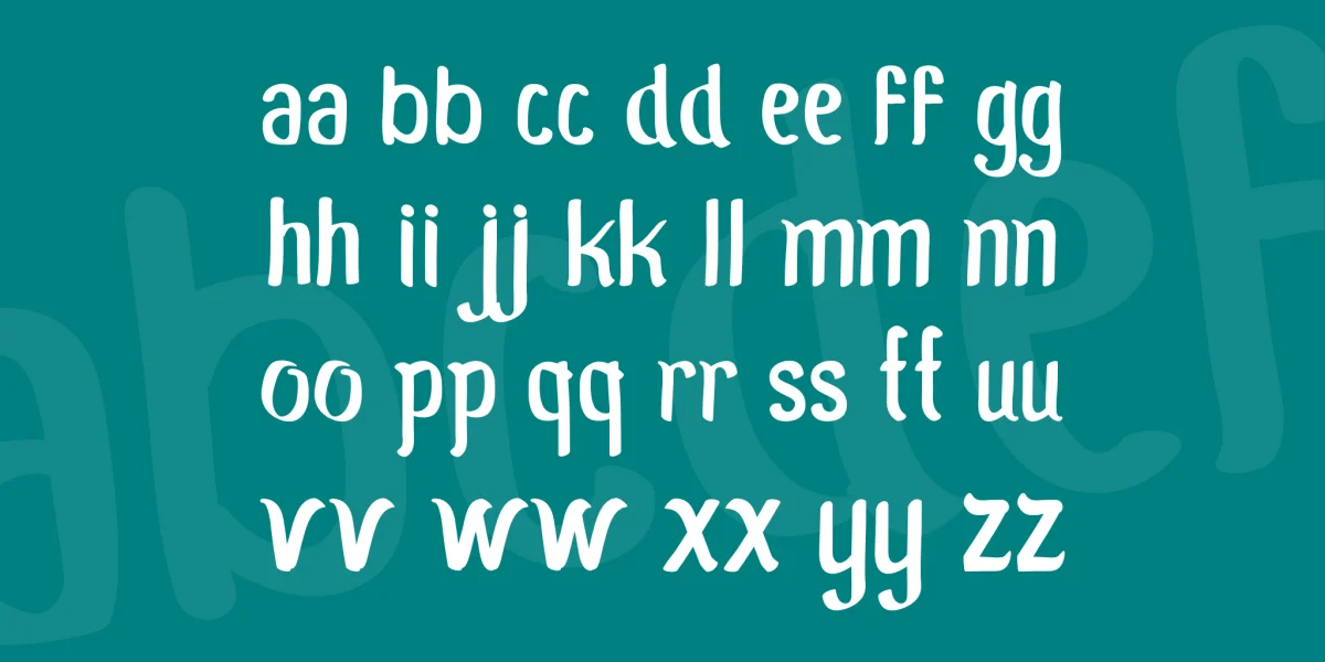 Moro Seneng Font preview 3